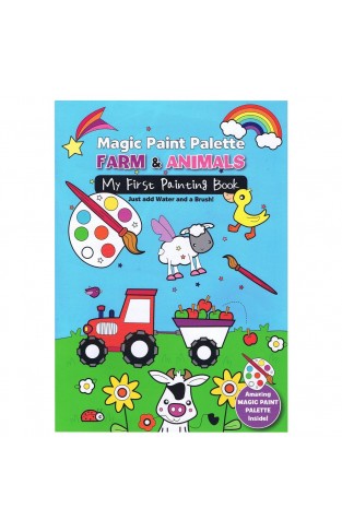 Magic Paint Palette: Farm & Animals - Paperback